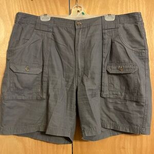 RedHead Gray Cargo Shorts with Utility Design